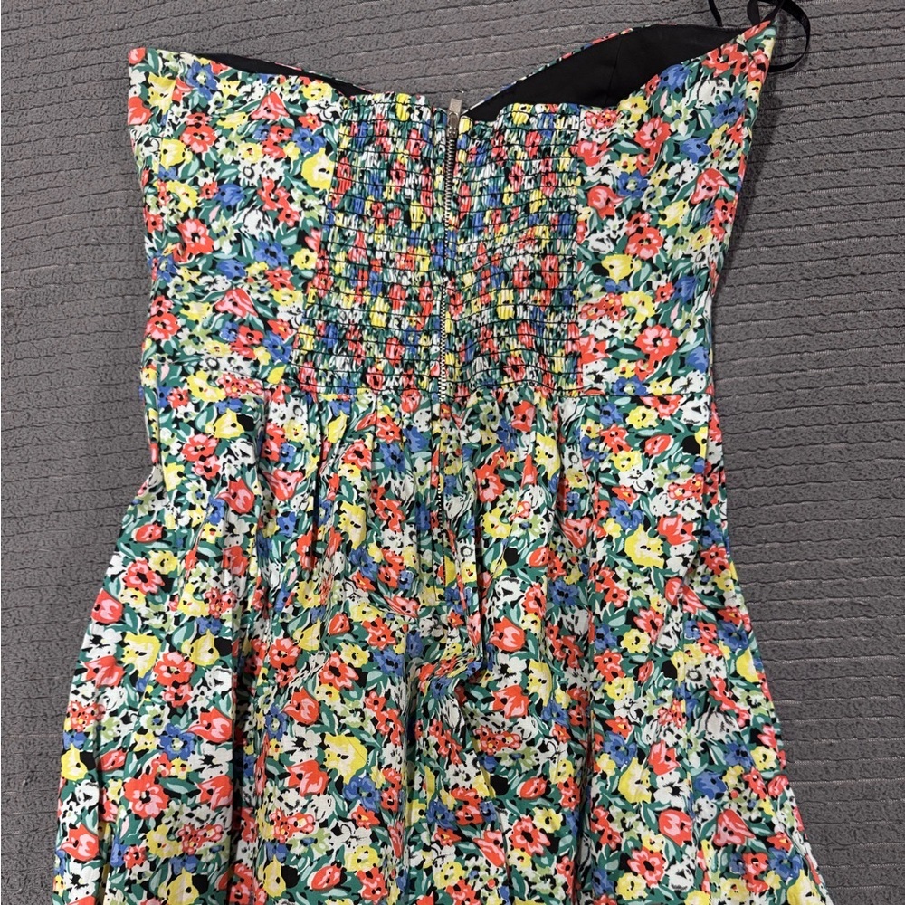 Minkpink Strapless Smocked Mini Dress-SMALL - Picture 6 of 6